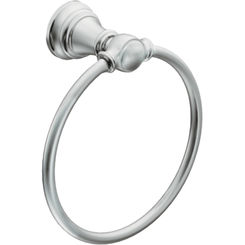 Click here to see Moen YB8486CH Moen Weymouth YB8486CH Towel Ring in Chrome
