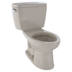 Click here to see Toto CST744E#03 TOTO Eco Drake Two-Piece Toilet - 1.28 GPF, Elongated, Bone - TOTO CST744E#03
