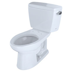Click here to see Toto CST744EFR.10#01 Toto Eco Drake Two-Piece Elongated 1.28 GPF Universal Toilet, Cotton White - CST744EFR.10#01