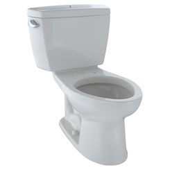 Click here to see Toto CST744SLDB#11 Toto Drake Two-Piece Elongated 1.6 GPF ADA Compliant Toilet with Insulated Tank and Bolt Down Tank Lid, Colonial White - CST744SLDB#11