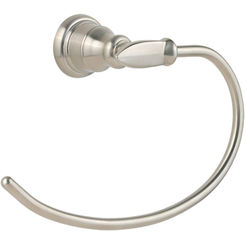 Click here to see Pfister BRB-CB0K Pfister BRB-CB0K Avalon Towel Ring, Brushed Nickel PVD
