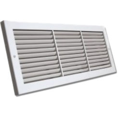 Click here to see Shoemaker 1100-34X10 Shoemaker 1100-34X10 Deluxe Baseboard Return Air Grille (Aluminum), Soft White