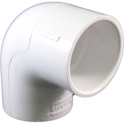 Click here to see Commodity  PVCL112 Schedule 40 PVC 90 Degree Elbow, 1-1/2 Inch