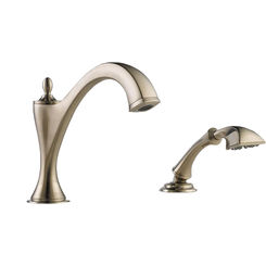 Click here to see Brizo T67485-BNLHP BRIZO T67485-BNLHP Charlotte Roman Tub Faucet with Handshower (less Handles)