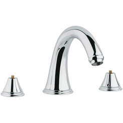 Click here to see Grohe 25054000 Grohe 25054000 Geneva Roman Bathtub Faucet, Starlight Chrome