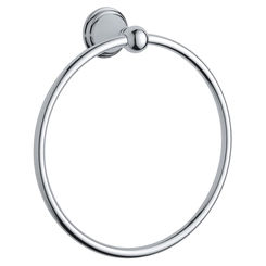 Click here to see Grohe 40151000 GROHE 40151000 Geneva Towel Ring - Chrome 