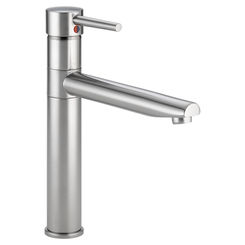 Click here to see Delta 1159LF-AR Delta 1159LF-AR Trinsic Single Handle Kitchen Faucet, Arctic Stainless