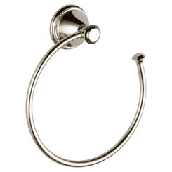 Click here to see Delta 79746-PN Delta 79746-PN Polished Nickel Cassidy Towel Ring