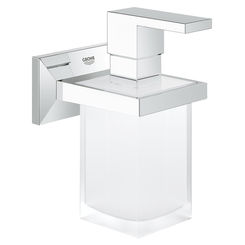 Click here to see Grohe 40494000 GROHE 40494000 Allure Brilliant Soap Dispenser and Holder, Starlight Chrome
