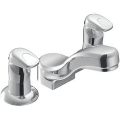 Click here to see Moen 8889 Moen 8889 M-Presss Chrome Two Handle Metering Lavatory Faucet