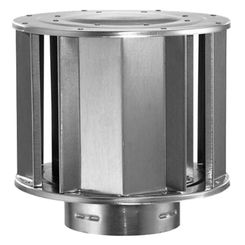 AMERI-VENT 4CW PW-506223 4" UNIVERSAL LOUVERED VENT RAIN CAP 185575