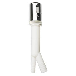 Click here to see Plumb Pak PP855-70 Plumb Pak PP855-70 Dishwasher Air Gap Inlet, 5/8 in OD Inlet x 7/8 in OD Outlet, Plastic, Chrome Plated