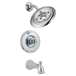 Click here to see Delta T14455-H2OLHP Delta T14455-H2OLHP Monitor 14 Series H2Okinetic Tub & Shower Trim (Less Handle) - Chrome
