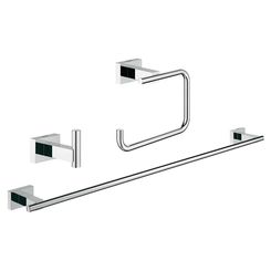 Click here to see Grohe 40777001 Grohe 40777001 Essentials Guest Bathroom Accessory Kit, Starlight Chrome