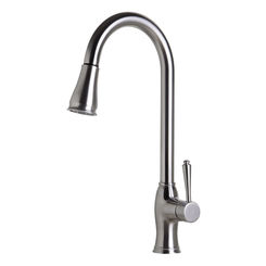 Click here to see Alfi AB2043-BSS ALFI AB2043-BSS Pull-Down Kitchen Faucet -  Brushed Stainless Steel
