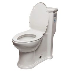 Click here to see Eago TB364 EAGO TB364 One-Piece Elongated Toilet, 1.28 GPF - White