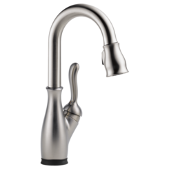 Click here to see Delta 9678T-SP-DST Delta 9678T-SP-DST Leland Touch2O One-Handle Pulldown Bar Faucet - Spotshield Stainless