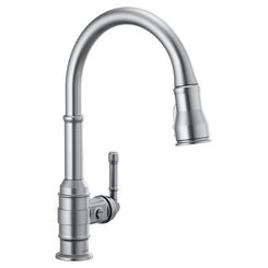 Click here to see Delta 9990-AR-DST Delta 9990-AR-DST Broderick One Handle Pulldown Bar Faucet, Arctic Stainless