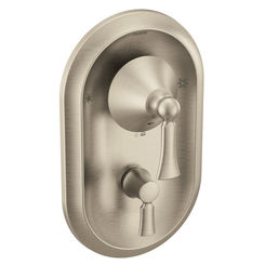 Click here to see Moen T4500BN Moen T4500BN Wynford Posi-Temp with Diverter Valve Trim, Brushed Nickel