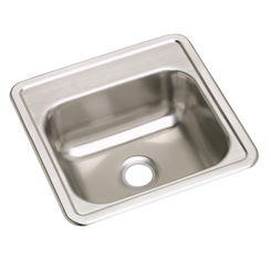 Click here to see Dayton KW10115150 Dayton KW10115150 Stainless Steel Top Mount Single Bowl Kingsford Sink