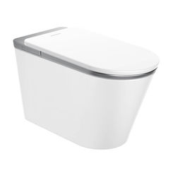 Click here to see Trone Plumbing GETBCERN-12.WH  Trone Ganza Smart Electronic Bidet Toilet in White, GETBCERN-12.WH 