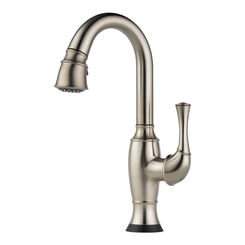 Click here to see Brizo 64903LF-SS Brizo 64903LF-SS Talo Single-Handle Pull-Down Bar/Prep Faucet w/ SmartTouch, Stainless