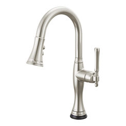 Click here to see Brizo 64958LF-SS Brizo 64958LF-SS Tulham Single-Handle, SmartTouch Pulldown Bar Faucet - Stainless