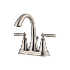Pfister LG143610K Pfirst Series 2-Handle 4 Inch Centerset Bathroom Faucet in Brushed Nickel Water-Efficient Model