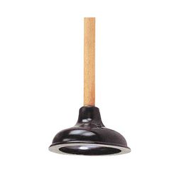 Click here to see Mintcraft 8318-B MintCraft 8318-B Toilet Plunger Drain, 6 in Dia, Black