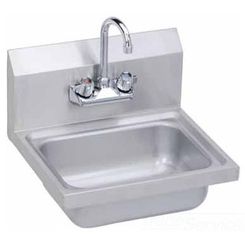 Click here to see Elkay SEHS-17X Elkay SEHS-17X Hand Sink with Faucet-20 Gauge, Stainless Steel