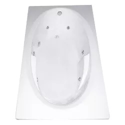 Mansfield 6027-WHT White Pro-Fit 4272 Acrylic Rectangular Whirlpool