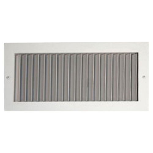 18x8 White Vent Cover Stamped Steel One Piece Frame Shoemaker 932 0 Series