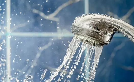 shower water with the perfect temperature