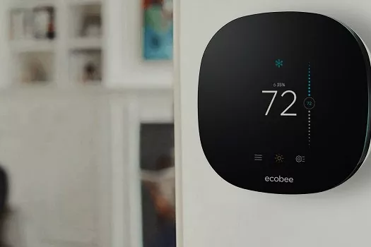 ecobee4 installed on wall