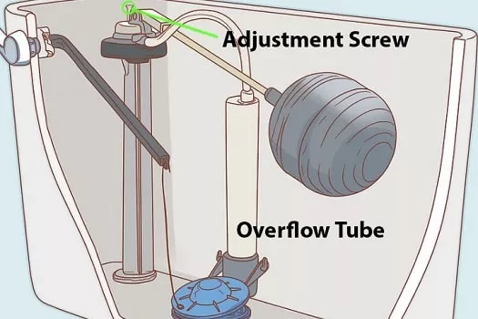 how to adjust a ball float valve