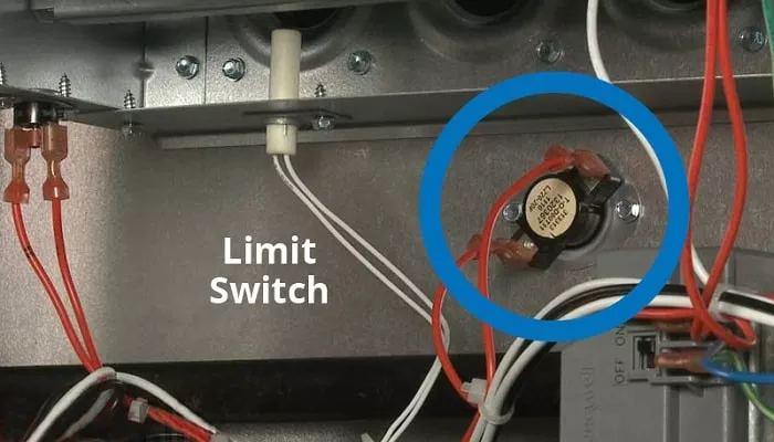 furnace fan limit switch location
