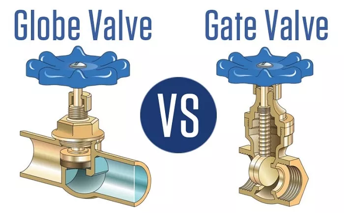 difference between globe and gate valve