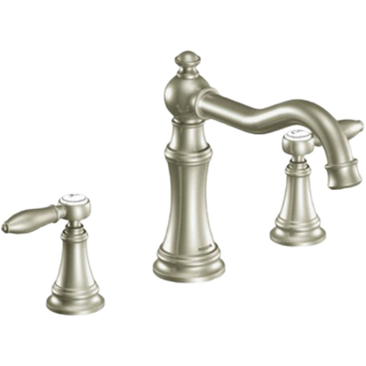 Moen Voss Matte Black Two-Handle Widespread Bathroom Faucet Trim Kit