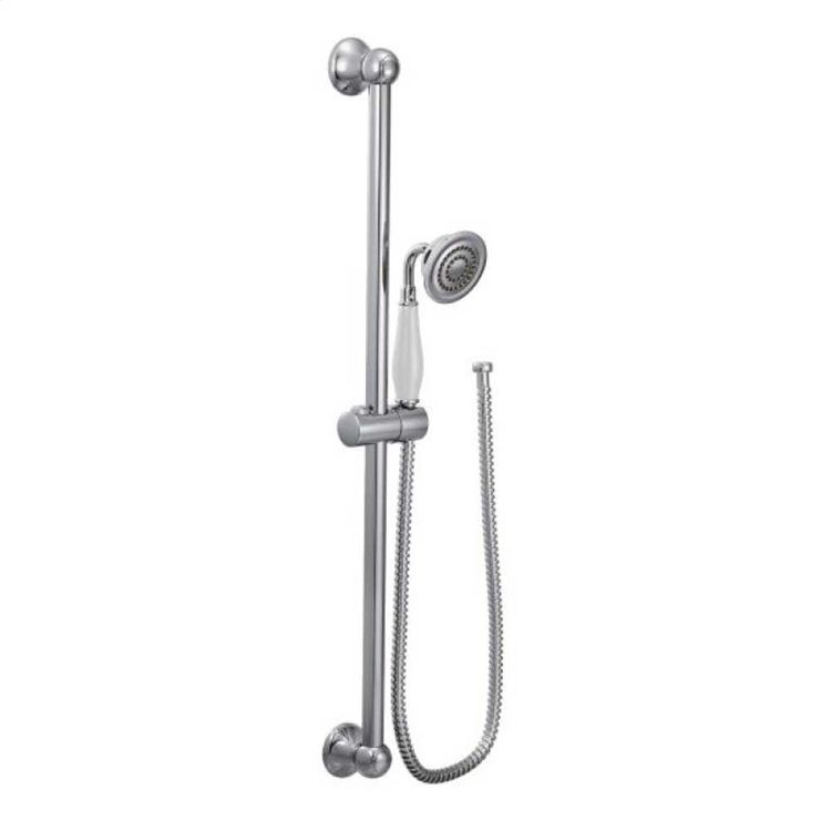 Moen S12107EP Weymouth Handheld Shower with Slide Bar, Chrome