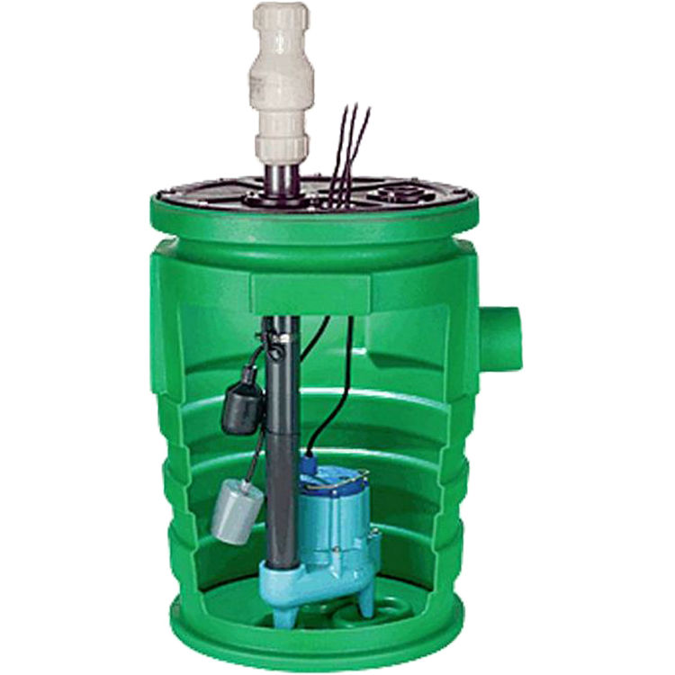 Little Giant 511072 Little Giant 511072 Simplex Sump Package 20X30 Basin 2 Disch. With Alarm Pre-Assembld