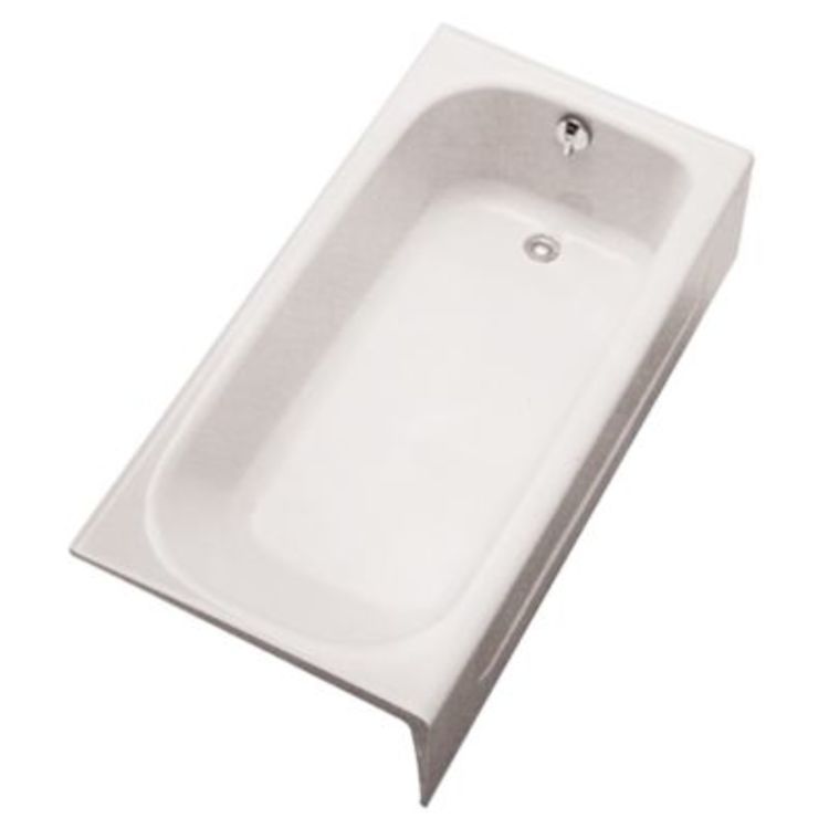 Toto FBY1515RP Cotton White Enameled Cast Iron Bathtub PlumbersStock