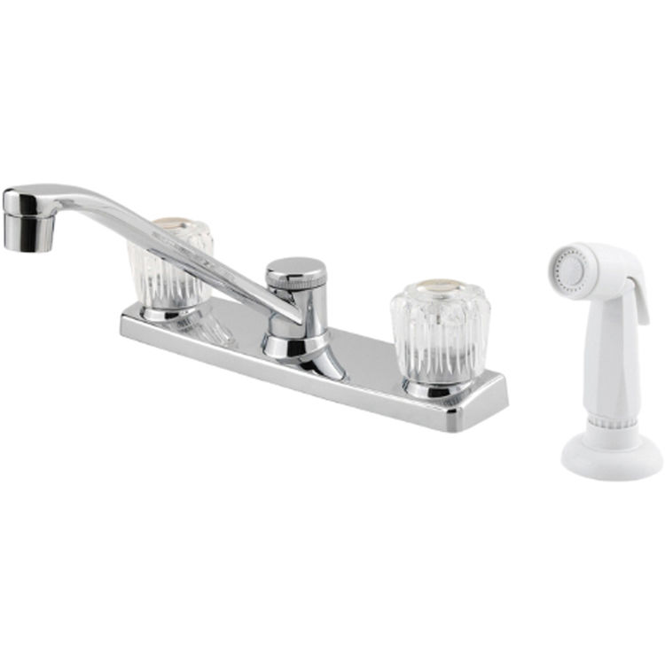 Pfister G135-4100 Pfister G135-4100 Pfirst Two Handle Kitchen Faucet With Spray