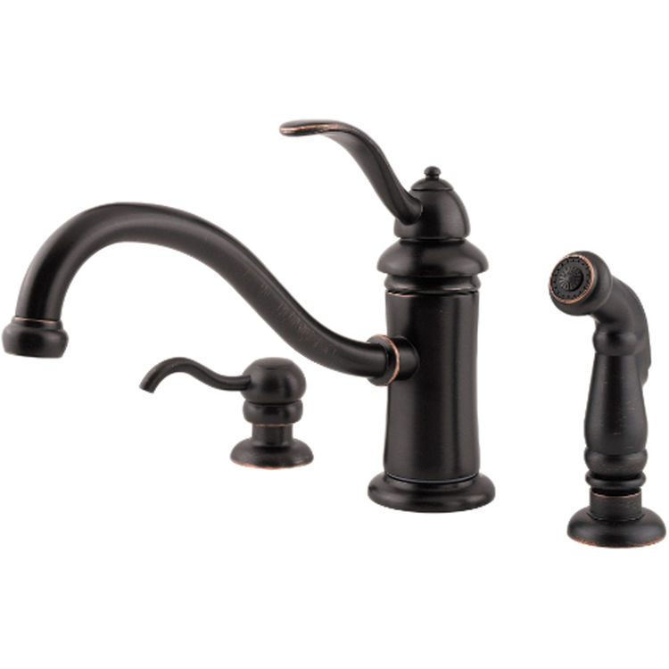 Pfister Gt34 Ptyy Marielle One Handle Kitchen Faucet Tuscan