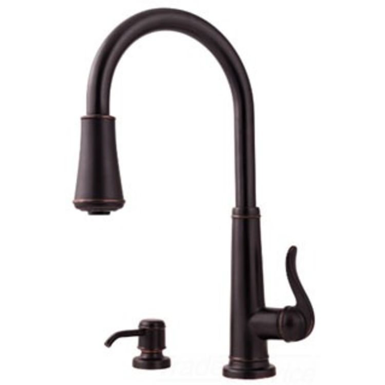 Pfister GT529-YPY Pfister GT529-YPY Ashfield Pull-Down Kitchen Faucet, Tuscan Bronze