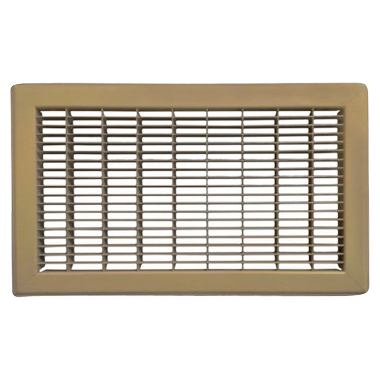 Shoemaker 1600-4X6 4x6 Driftwood Tan Vent Cover (Steel Honeycomb Construction) - Shoemaker 1600