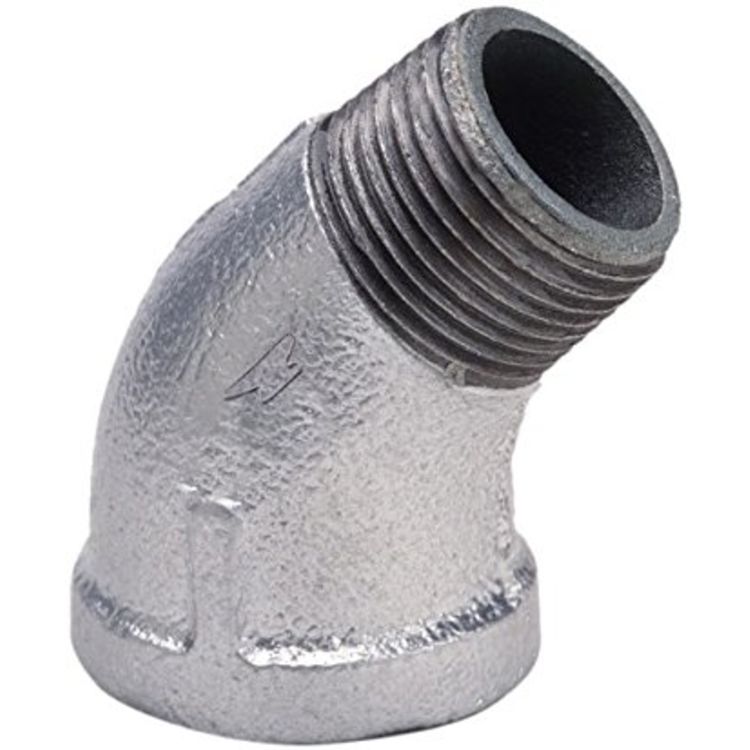 Commodity GALLS4534 Galvanized 45 Degree Street Elbow, 3/4 Inch