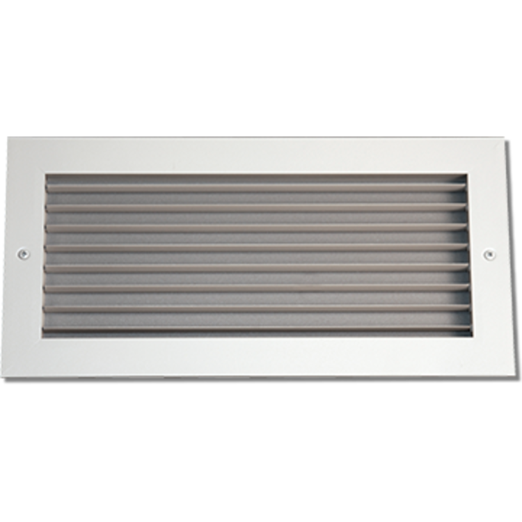 5x8 White Vent Cover Aluminum Shoemaker 901 Series Plumbersstock