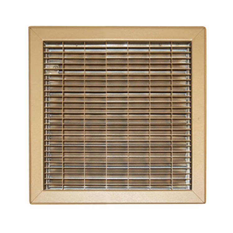 8X8 Driftwood Tan Vent Cover (Steel) Shoemaker 1550 Series