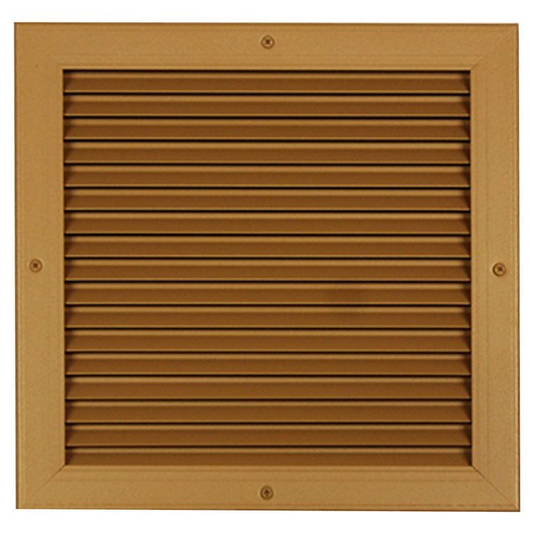 Shoemaker 4100-30X4 30X4 Driftwood Tan Transfer Door Grille with Additional Loose Frame (Aluminum) - Shoemaker 4100