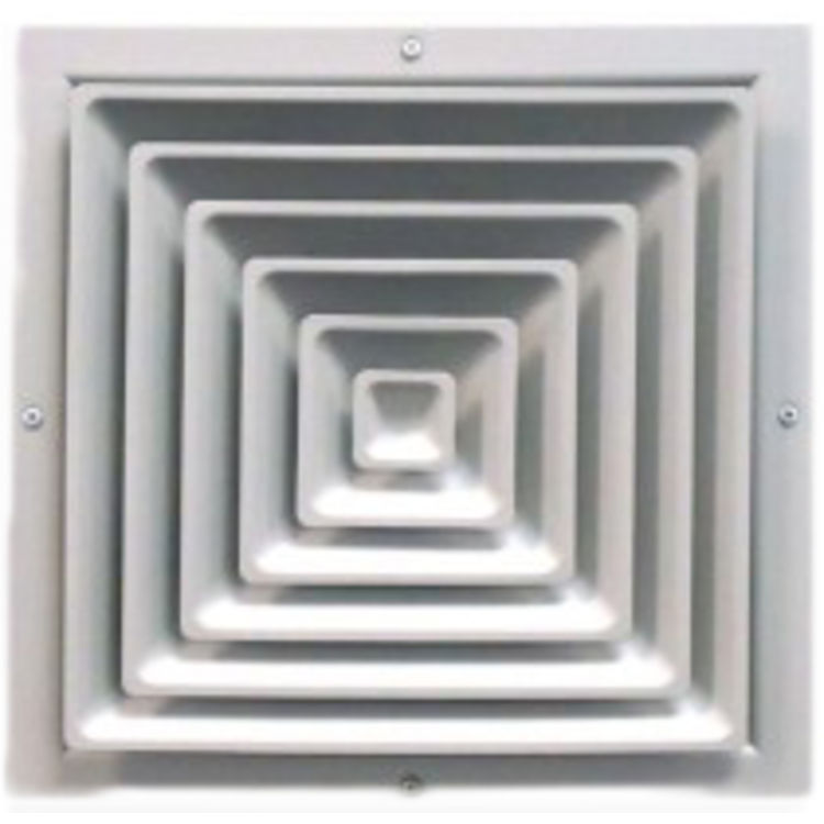 24x24 Drop Ceiling Diffuser With Damper